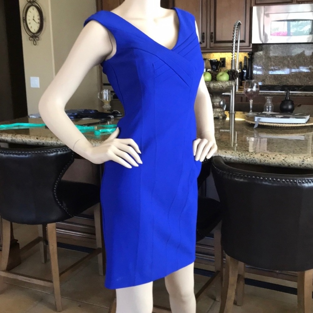 Laundry by Shelli Segal Cobalt Blue Dress